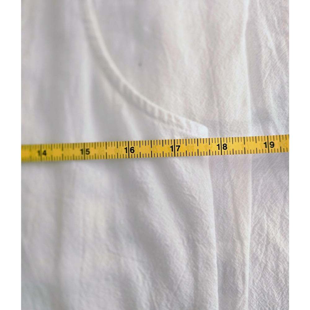 Just Fashion Now NWT white maxi cotton dress S with Side Slit - Picture 4 of 16